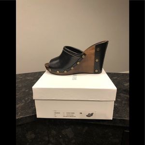 See By Chloe Black Studded Wedge *BRAND NEW*